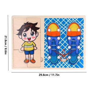 TABLERO PARA ATAR ZAPATOS