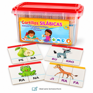 Rompecabezas de Sílabas para Niños – Juego Educativo de Palabras Bisílabas y Trisílabas