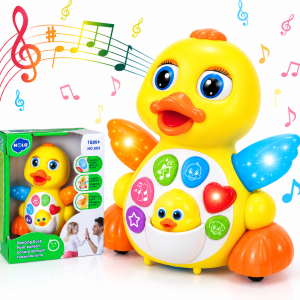 Patito Musical Interactivo para Bebé – Juguete Didáctico con Luces y Sonidos