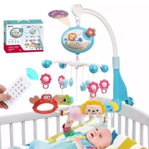 MOVIL PARA CUNA CON PROYECTOR Y CONTROL REMOTO