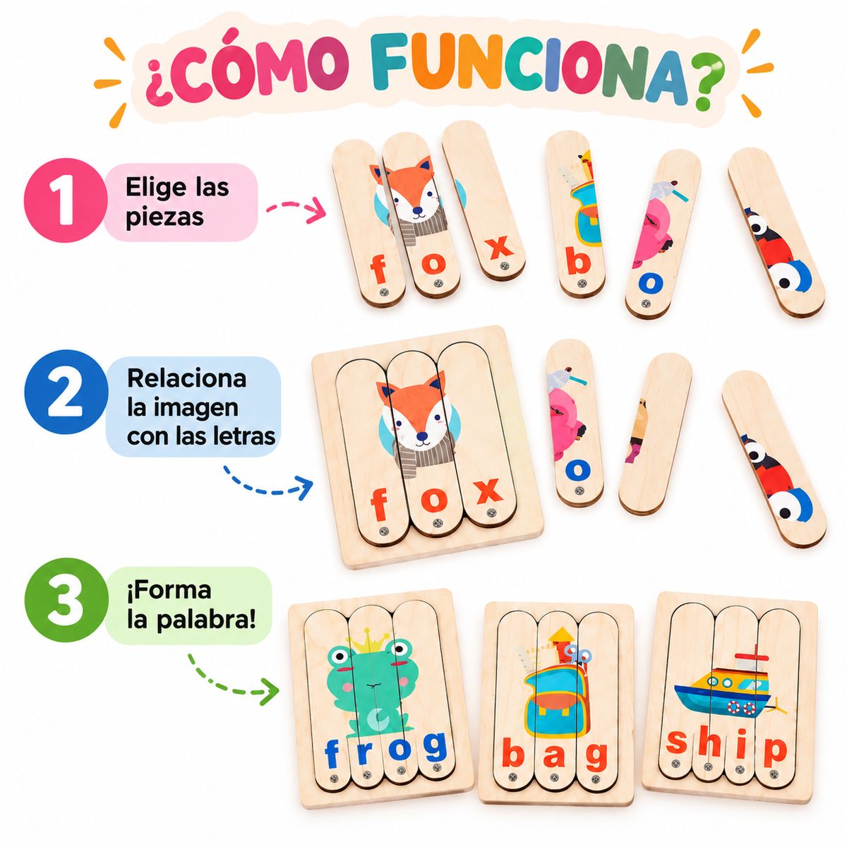 Juego Educativo de Palabras en Inglés para Niños – Aprende Vocabulario Jugando - Imagen 2