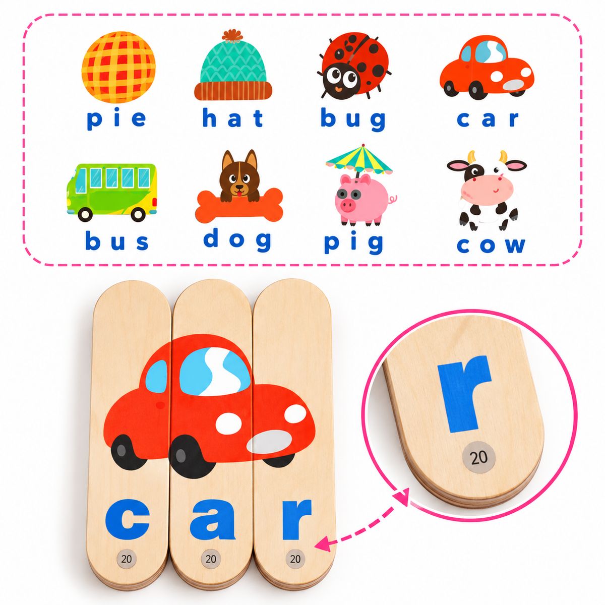Juego Educativo de Palabras en Inglés para Niños – Aprende Vocabulario Jugando - Imagen 3