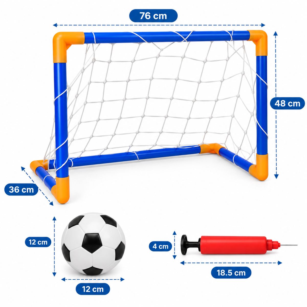 Arco de Fútbol para Niños Armable – Set de Fútbol Infantil con Pelota - Imagen 4